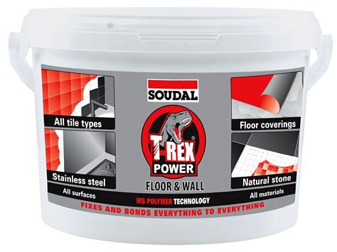 T Rex Floor Wall Sealant Adhesive White Kg From Reece