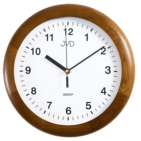 Horloge Murale Silencieuse Ronde En Bois