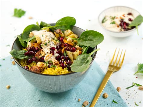 Gem Se Quinoa Bowl Mit Erdnuss Dip Rezept Eat Smarter