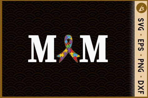 Autism Mom Puzzle Autism Ribbon By Ssflowerstore Thehungryjpeg