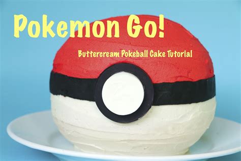 Pokeball Cake Tutorial How To Make A Fun Pokemon Cake Pokeball Cake