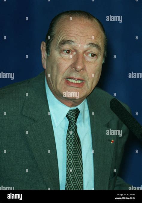 JACQUES CHIRAC PRESIDENT OF FRANCE 17 July 1997 Stock Photo - Alamy