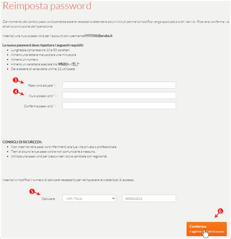 Modifica Aggiornamento Password Dei Codici Di Autenticazione Guide