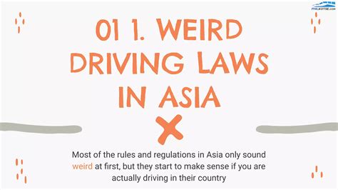 Top 20 Weird Driving Laws Around The World Ppt