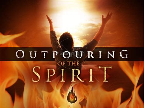 Outpouring Of The Spirit Pentecost Powerpoint Template