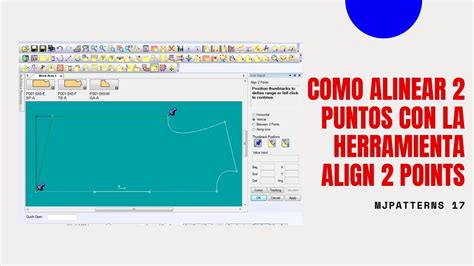 CURSO GERBER ACCUMARK PDS17 COMO ALINEAR 2 PUNTOS CON LA HERRAMIENTA