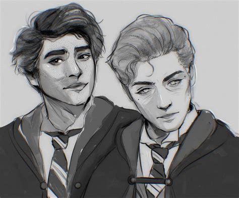 Sebastian And Ominis Hogwarts Art Hogwarts Harry Potter Artwork