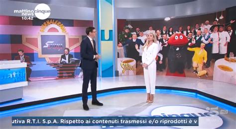 Francesco Vecchi E Federica Panicucci Mediaset Oggi Festeggia Un