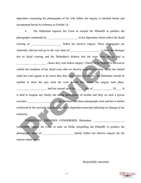 Motion To Compel Plaintiffs To Produce Documents At Trial Us Legal Forms
