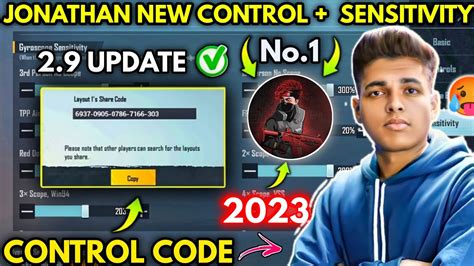 Update 29🔥jonathan New Best Sensitivity Code And Basic Setting