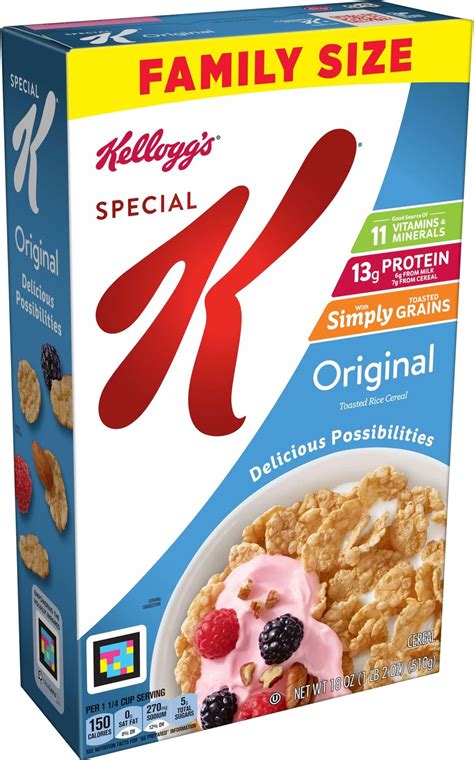 Amazon Kellogg S Special K Breakfast Cereal Original Made With