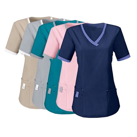 Cheap Mix Color Housekeeping Uniforms Medicine Uniforms Nurse Hospital ...