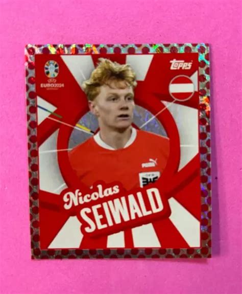 Sticker Topps Uefa Euro Seiwald Border Parallel Parallela