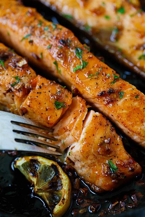 Honey Garlic Salmon Easy Delicious Recipes