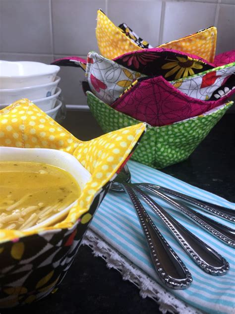 How To Make A Microwaveable Soup Bowl Pot Holder