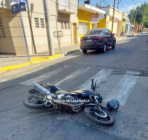 Capital un motociclista resultó herido en un siniestro vial Diario