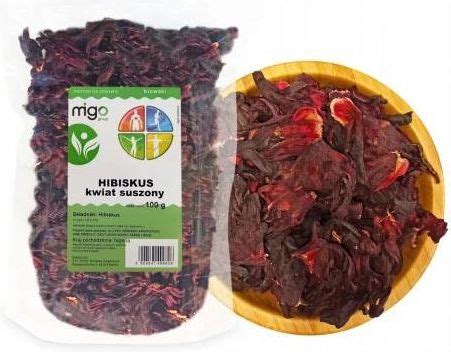 Herbata Hibiskus Suszony Kwiat Hibiskusa Herbata 100g Migogroup Ceny