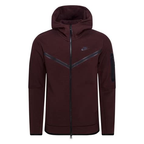 Nike Hoodie Nsw Tech Fleece Braun Schwarz Unisportstore At