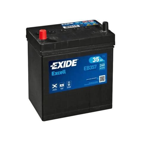 BATTERIE EXIDE EXCELL EB357 12V 35AH 240A Batteries Auto Voitures