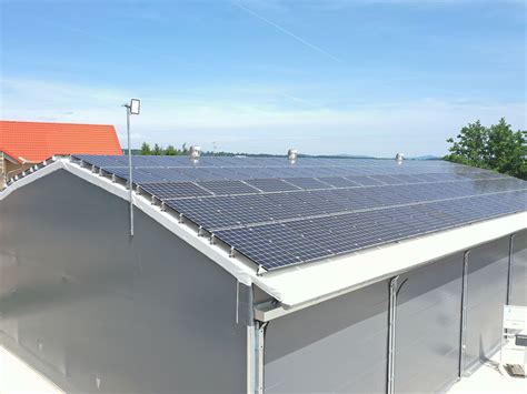 PV Anlage Auf Lagerhalle Nachhaltige Energie Agrotel Projekte