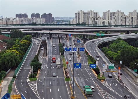 浦东 杨高南路中环立交节点改建工程全部建成，实现中环—外环快速连接腾讯新闻