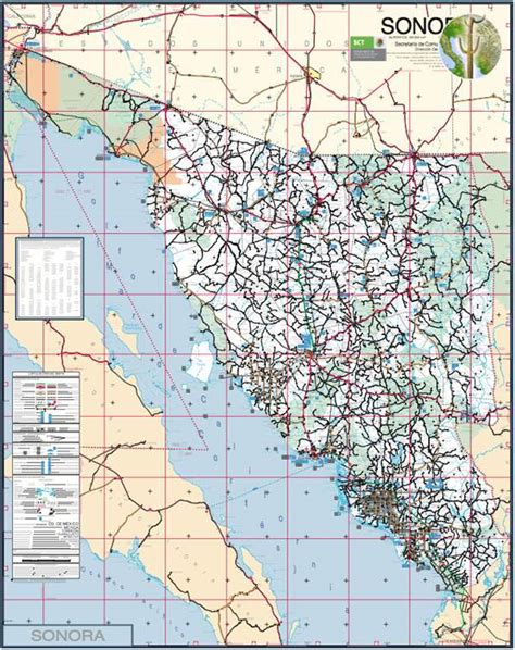 Roadmap of Sonora, Mexico | Wild Sonora