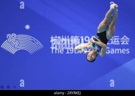 Nur Dhabitah Sabri Of Malaysia Competes In The Diving M Springboard