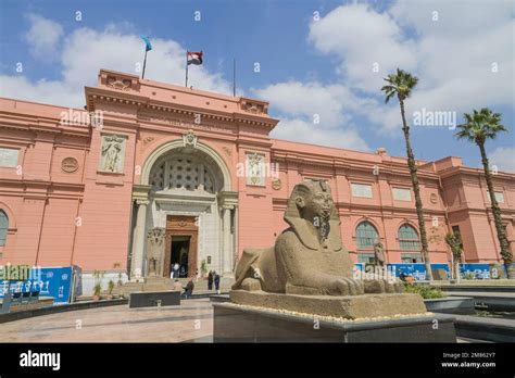 Aegypten Kairo Aegyptisches Museum Aussen Banque De Photographies Et D