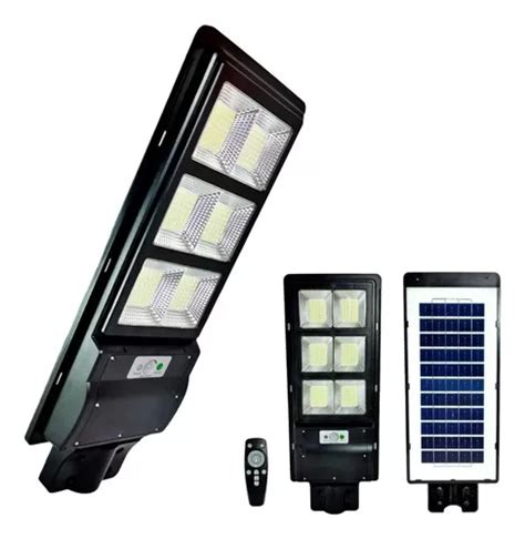 Lámpara Led Solar 300w Luminaria Suburbana Alumbrado Publico