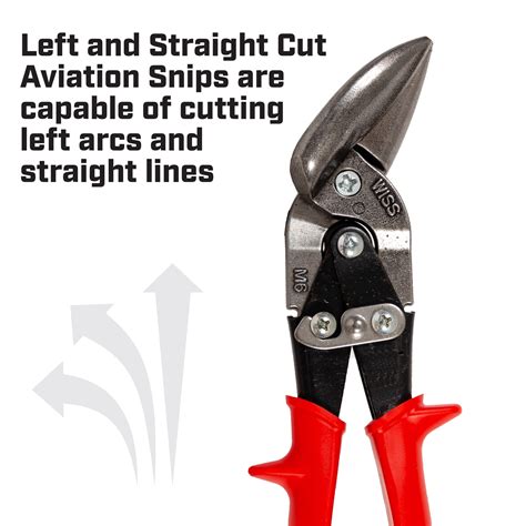 Crescent Wiss 235mm 9 14 Metalmaster® Offset Straight And Left Cut
