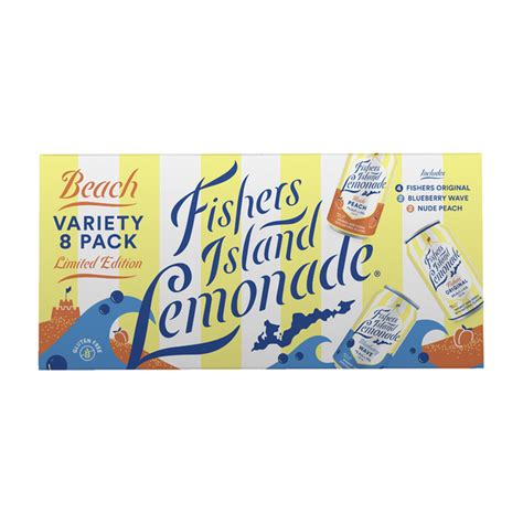 Fishers Island Lemonade Lemonade Beach Variety Pack 8 Pack 355 Ml