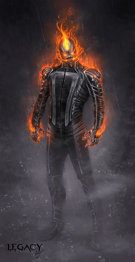 Artstation Ghost Rider Robbie Reyes