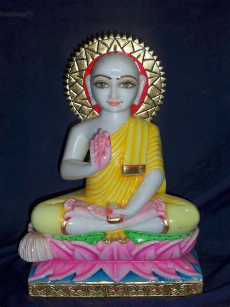 Multicolor Handmade Gautam Buddha Marble Statue Sizedimension 12 72 Inch At Rs 15000 In Jaipur