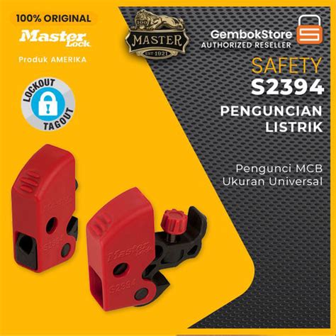 Jual Master Lock Safety Loto S2394 Gembok MCB Jakarta Selatan