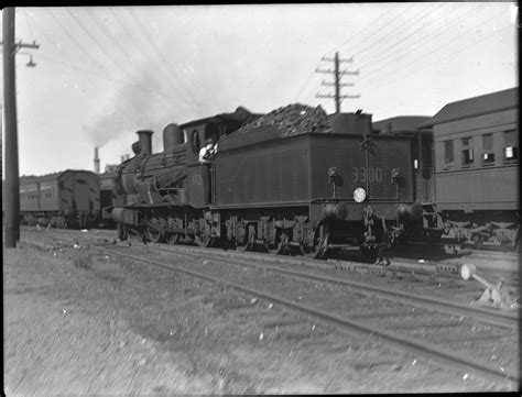 Nswgr C32 Class No 3321 With Tender For No 3300 Mansard Roof