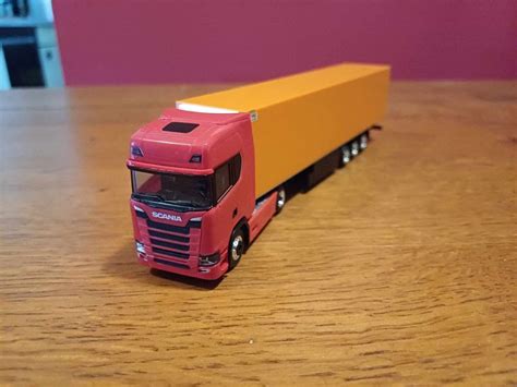 Herpa Scania CS mit Kühl Auflieger 1 87 06 Kaufen auf Ricardo