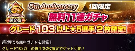 【キャンペーン】5th Anniversary 第2弾 ウイコレ攻略ブログ