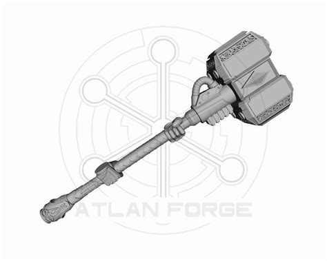 Asgardian Crash Captain Two Handed Hammer