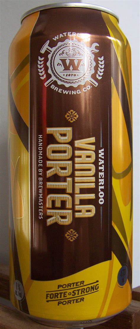 Beer Maven Vanilla Porter Waterloo Brewing Canada Ontario