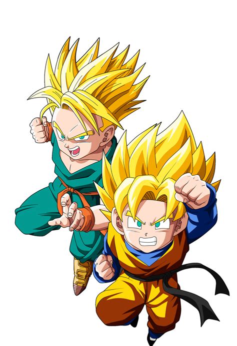 Trunks Y Goten Super Saiyajin Dragon Ball Super Dragon Ball Z Dragon