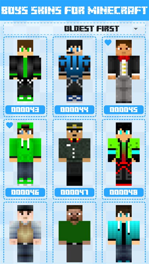 Minecraft Pe Skins Boys Brothersaca