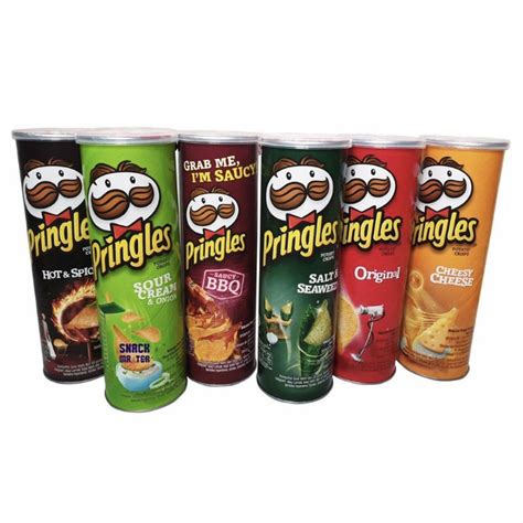 Jual Pringles Potato Crisps Original Sour Cream Onion Cheesy Cheese