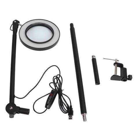 SALUTUYA lampe loupe à LED avec pince Lampe loupe multifonctionnelle à