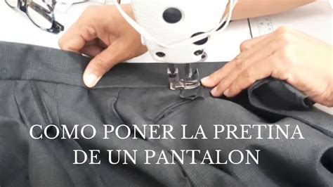 COMO PONER LA PRETINA A UN PANTALON Pantalones Cosiendo Pantalones