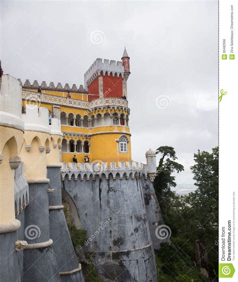 Sintra PalÃcio Nacional Da Pena Stock Photo Image of palace