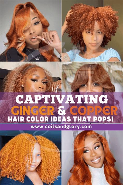 50 Ginger And Copper Hair Color Ideas On Black Women That Pops In Any Season Coils And Glory