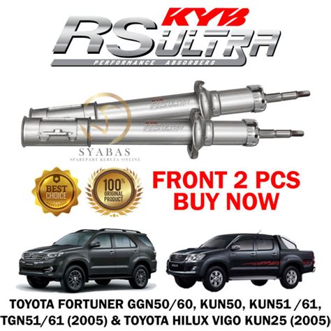 TOYOTA HILUX VIGO KUN25 KUN26 TOYOTA FORTUNER FRONT REAR OR SET