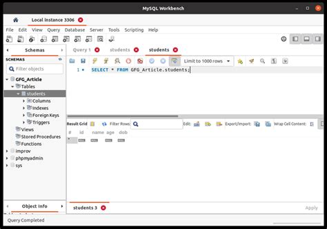 How To Import Data From A Csv File In Mysql Geeksforgeeks