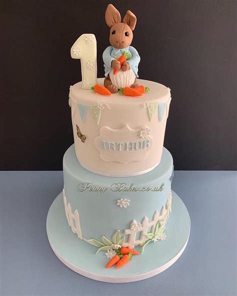 Peter Rabbit And Cupcakes Decorated Cake By Popsue CakesDecor