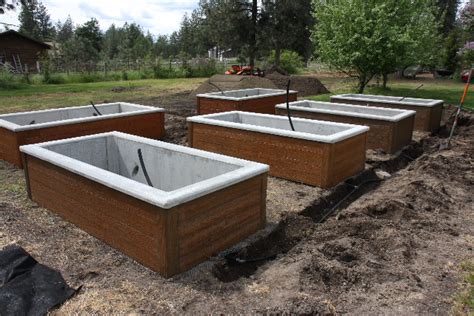 Precast Concrete Raised Garden Beds Garden Design Ideas